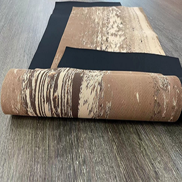 Cloth + mixed color rubber foam