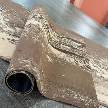 Cloth + mixed color rubber foam